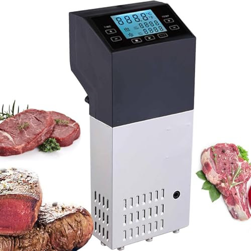 1500W Commercial Sous Vide Cooker, 30L/time Immersion Circulator Cooker with LCD Digital Display, 0-99℃ Adjustment, 0-99H Time Control, for Steak, Fish Fillet, Eggs, Meatballs