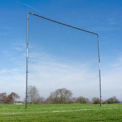 QuickPlay 10ft Sports Barrier Net System - Football Backstop Net & Ball Stop Netting, Modular Sports Netting System for Football Training Equipment, Garden Sports Net (Multiple Sizes & Options)