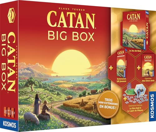 Asmodee - Catan Big Box 2025 - Kosmos - Jeu de Société stratégique | Edition spéciale - A partir de 10 Ans - 3 à 6 Joueurs - Version Française