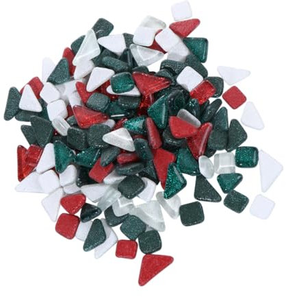 YOSADIER 500g Partículas De Cristal Brillante Piedra Diy Cristal De Piedra Para Manualidades Color Rojo Para Decoración De Jardín