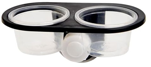 Yaztauho Bol à Nourriture pour Gecko à Crête | Nourriture et Eau pour Reptiles - Distributeur avec 4 Coupelles Et Plateau Accessoires pour Tarentules, Grenouilles, Lézards, Caméléons, Serpents