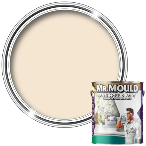 Mr Mould Anti Damp Paint Magnolia 2.5L – Anti-Condensation & Damp Proof Seal for Walls & Ceilings – Prevents Mould, Mildew & Moisture Build-Up – Long-Lasting, Low Odour, Easy to Apply Interior Paint