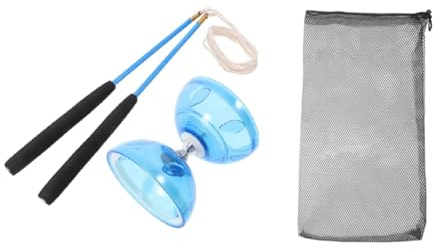 Hipzeepo Diábolo de Rodamientos y Doble Cabeza, Juguete de Fitness para Exteriores, Yo-Yo, para Niños Mayores.
