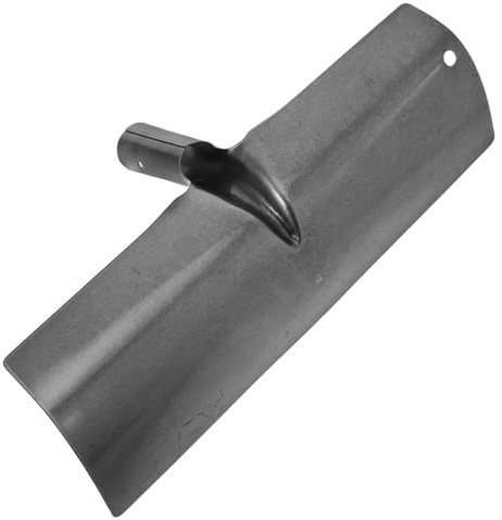 VANZACK Pala per Letame di Pollame in Metallo Multiuso, Testa Rastrello Piatta per Pulizia Giardino e Allevamento, Utensile Manuale per Rimozione Escrementi e Stallatico, senza Manico,
