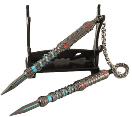 YTBHSHXZ 13-Zoll-Sammelfigur aus Metall, Cosplay-Requisite, Gaming-Geschenk for Fans, Schreibtisch- und Rucksackdekoration