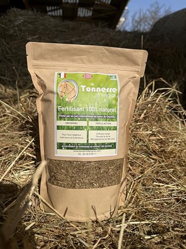 Tonnerre d'Engrais Fertilisant Naturel, 100% crottin de cheval, 315G, Organique pour Potager, plantes intérieur et extérieur