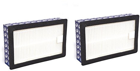 Replacement Part For Part For Proteam Super Half Vac Pleated Exhaust HEPA Filter (2 Filters) # compare to part 107005