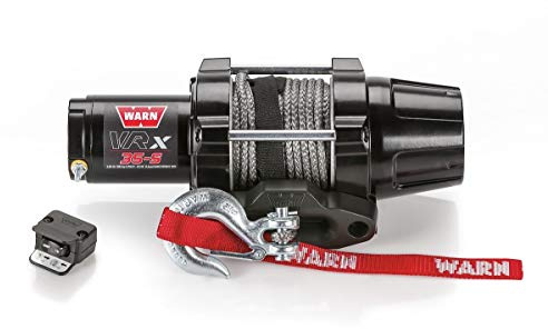 Warn Treuil 3500 VRX 35 Kit de treuil synthétique [Comprend un économiseur de treuil]