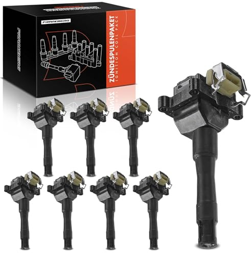 Frankberg 8x Zündspule Zündmodul 1703359 | Kompatibel mit 8er E31, 3er E36, 3er Coupe E36, 7er E38, 3er Cabriolet E36, 5er E34, 5er Touring E34, 7er E32