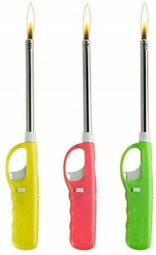 Aspect Flexible Long Neck Lighter–Refillable Windproof Butane Torch for BBQ, Candles, Fireplaces & Camping | Stainless Still Neck, Adjustable Flame, Safe & Durable