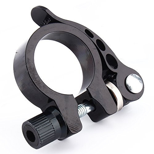 Dilwe Fahrradsitzklemme mit Schnellspanner aus Neuer Legierung Mountainbike-Radsattel-Sattelst¨¹tzenklemmen Schnellspanner 31,8 mm / 34,9 mmAnd Spare PartsFahrräder & Zubehör