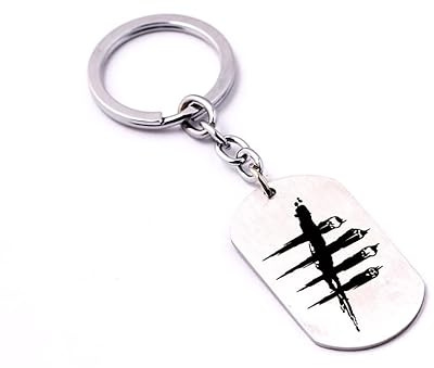 MayDee Dead Daylight Halskette Silber Hundemarke Anhänger Geschenk Männer Frauen Spiel Halsreif Zubehör