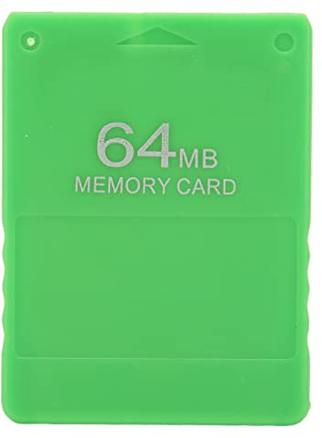 Game Memorty Card, 64MB High Speed Memory Card FMCB1.966 Video Game External Data Card for (Green)