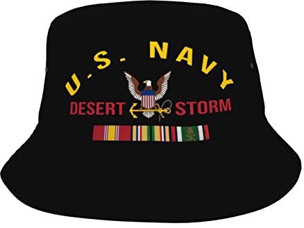 Desert Storm Veteran Hats Unisex Fashion Sun Cap Packable Outdoor Fisherman Hat Sports Vacation Headwear