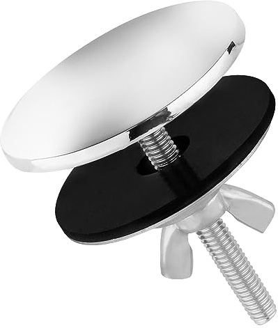 Couvercle Trou Robinet, 5cm Acier Inoxydable Couvercle de Trou de Robinet d'Évier de Cuisine Bonne Étanchéité Bouchon de Trou de Robinet d'Évier pour la Prévention des Fuites (Argent)