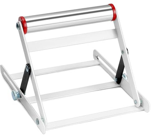 QWORK® 1 Pezzo telaio di supporto regolabile per macchine da taglio, altezza regolabile da 55 a 135 mm, telaio di supporto materiale con design pieghevole