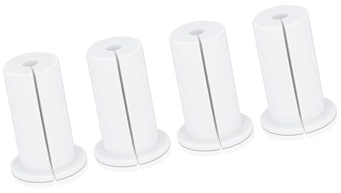 Oeillet Mural, Passe-câble 1 Pouce Durable 4 Pièces Facile à Utiliser Bonne compatibilité pour la Maison (White)