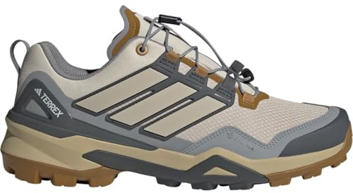 Adidas, Mens Terrex Skychaser Gore-TEX Hiking Shoes Wonder Beige/Wonder Beige/Grey 9.5 Medium