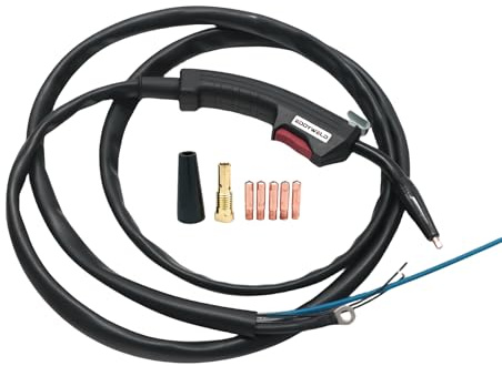 eddyweld 8Ft Mig Gun Compatible with Lincoln Century FC 90 Flux-Cored Wire-Feed Welder