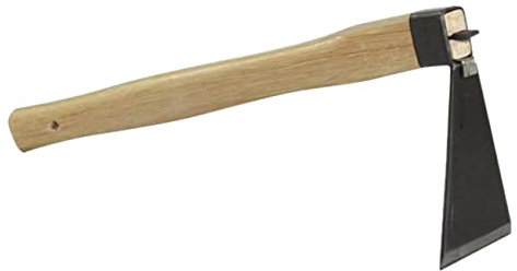 TINEASUR Gartenhacke Mit Holzstiel Und Gartengerät Für Jäten Graben Und Pflanzen Kleine Pflanzhacke Für Outdoor Und Landwirtschaft