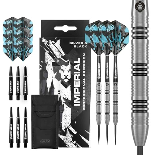 KOTO Imperial silver 80 % volfram dart – steeldarts 24 gram