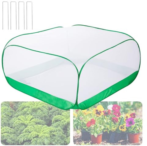 Gartennetz, Heidelbeerabdeckung Büsche, stabile feinmaschige Schutzhülle, ideal für Heidelbeersträucher, Erdbeerpflanzen, sicherer Pflanzenschutz gegen Vögel u