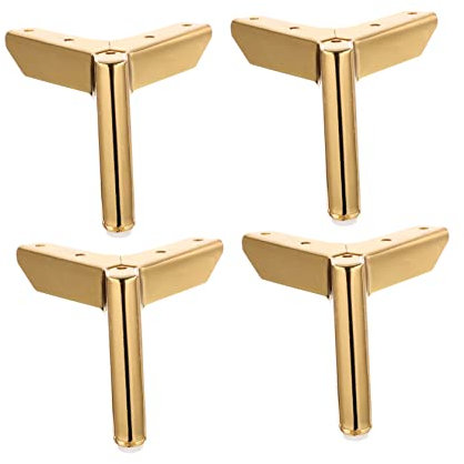 CANIGHT 4 Stück Möbelbeine, Metallbeschläge, Fuß, Metallbeine Für Tisch, Möbelfüße, Metallmöbelfüße, Beine Für Möbel, Schrankbeine, Kommodenbeine, Metallfüße Für Möbel, Kommodenfüße
