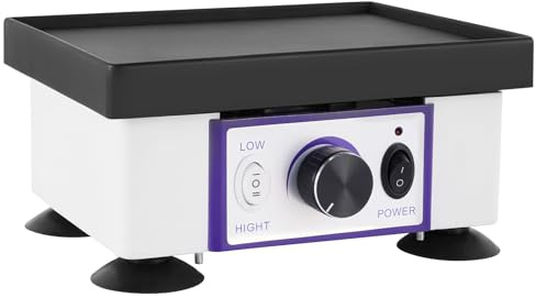 YUCHENGTECH Plaque Vibrante Plâtre, Vitesse Réglable,120W | Plaque Oscillateur Électrique pour Mélanger Modèles Moulage Plâtre Moulage Résine