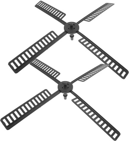 UPKOCH 2sets Plastic Windmill Blades for Garden Accessories Rotating Parts for Outdoor Decor Water-resistant Windmill Components for Yards Patios