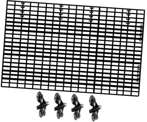 Milisten Aquarium Isolation Panel Lattice Plate Spliced Suction Cup Fish Tank Separator for Breeding Box
