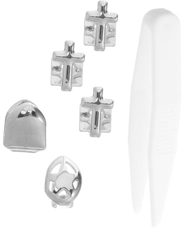 minkissy Zahnschmuck Mit Kreuzmotiv Grills Für Zähne Aus Kupfer Halloween-kostümaccessoires Und Rapper-schmuck Für Partys Und Events