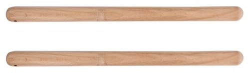 Hemobllo Baquetas de Madera para Instrumentos de Percusión Resiliencia y Respuesta, Color Caqui, Adecuado para Jóvenes y Adolescentes