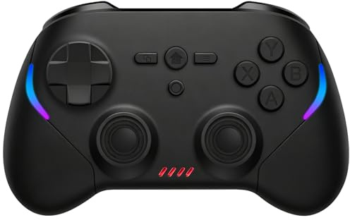 Joso Mobile Gaming Controller, Wireless Game Controller for iPad/Tablet/iPhone/Android/Switch/Switch 2/Lite/OLED/PC, Handheld Gamepad with Hall Effect Joysticks/Triggers/6-Axis Gyro Mini（Pocket size）