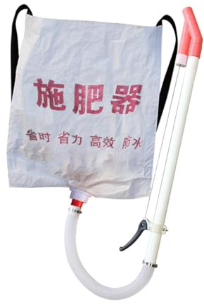 BLWOTMOR Spandiconcime a Zaino Applicatore Manuale Strumento per Concimazione Progettato per Un Facile Controllo della Quantità Adatto alla, Maniglia Singola in PVC
