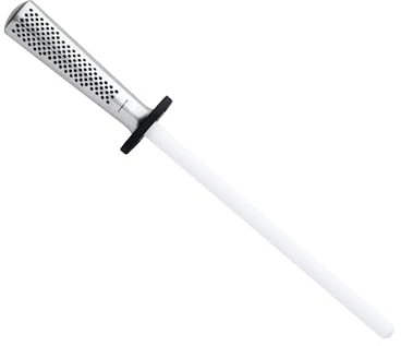 Global G-45 - Afilador de cerámica (acero inoxidable, 24 cm, CROMOVA 18)