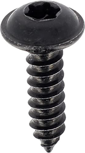 Restagraf - Vis à Tôle - Tête Ronde Large Torx - Acier Zingué Noir - Standard NFE 25-655 - Fixation Carrosserie - Réf. 769 - Sachet de 30