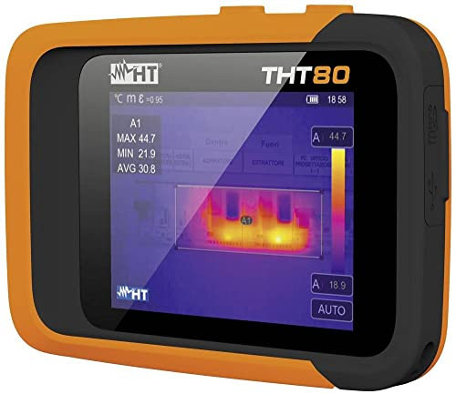 HT Instruments THT80 Termocamera -20 fino a +550 °C 25 Hz Fotocamera digitale integrata, WiFi, Touchscreen