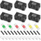 Porta Fusible, 6 Piezas Soporte de Fusibles para Coche, ANS Portafusibles para Automóvil, Fusible de Alta Corriente Midi Porta Fusible Atornillados ANM para Automóviles, para Automóviles, Vehículos