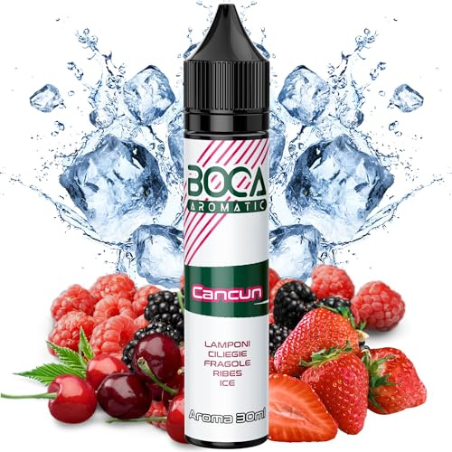 Aroma Cancun 30ml - Frutti Rossi e Ice | Prodotto 100% Italiano di Altissima Qualità