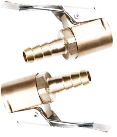 CGEAMDY 2 Stück Autoventil Hebelstecker Air Chuck, Messing Reifen Ventil Luftpumpe Clip, Druckluft Reifenfüllnippe, Auto Druckluft Ventilstecker Reifenventile(40x6mm)