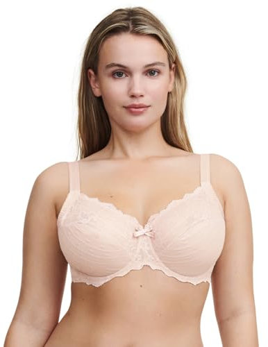 Chantelle Damen Rive Gauche Lace Full Coverage Unlined Bra, Rosenblüte, hautfarben, 85E