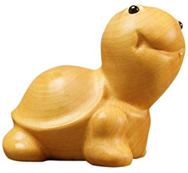 feng Shui Ornamente buchsbaum-schildkröten-Statue, chinesische deko-Figur aus Holz, skulptur für zuhause und büro