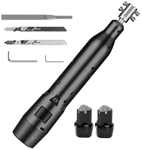 Guoyoocc Jeu de Limes et Râpes,Limes à Aiguilles,Outils de Scie à Lime Électrique,Limes en Métal Lames de Scie Alternative,pour Outils de Finition Limer/Aiguiser/Ébavurer (4 Styles)