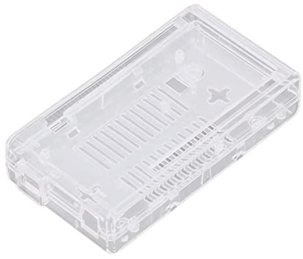 Elektronische Projekt-Anschlussdose, staubdichte ABS-Kunststoff-Anschlussdose, Gehäuse-Leiterplatte, kleine Box, Gehäuse-Kunststoffgehäuse für elektronische Projekte, schwarz (Transparent)