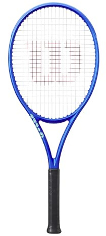 Wilson Ultra 100 V5 Raquette de Tennis Performance pour Adulte – Taille de la poignée : 6,3 cm – Cordée avec Sensation 16 Natural à Moyenne Tension