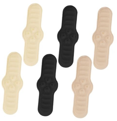 Ipetboom Heel Grips Cushioned Heel Pads 3 Pairs (Black, Nude, Pink) Self-Adhesive Anti-Slip Prevent Rubbing and Slipping