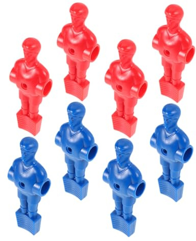 WOONEKY 8 Stück Figuren für Tischfußball für Büro Zuhause und Freizeitaktivitäten