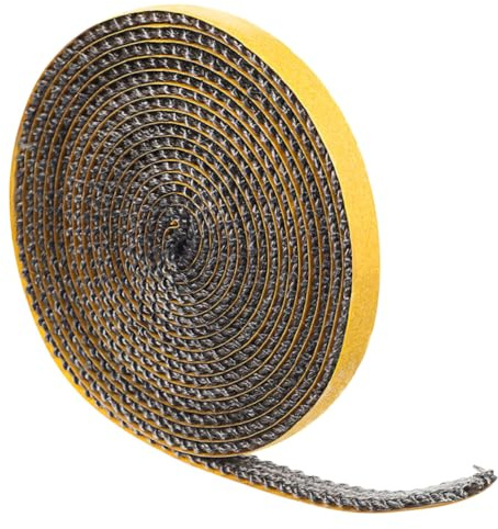 Kisangel Cuerda De Sellado para Estufas De Leña Junta Tira Selladora para Chimenea Inserto De Repuesto para Estufas Accesorios para Chimeneas Uso Cocina