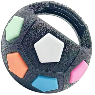 Harte Quietschkugel – Unzerstörbares Hundespielzeug | Interaktives, robustes Kauspielzeug für aggressive Kauer | Fördert Training und Spaß | Perfekt für langlebigen Spielspaß und Zahnpflege