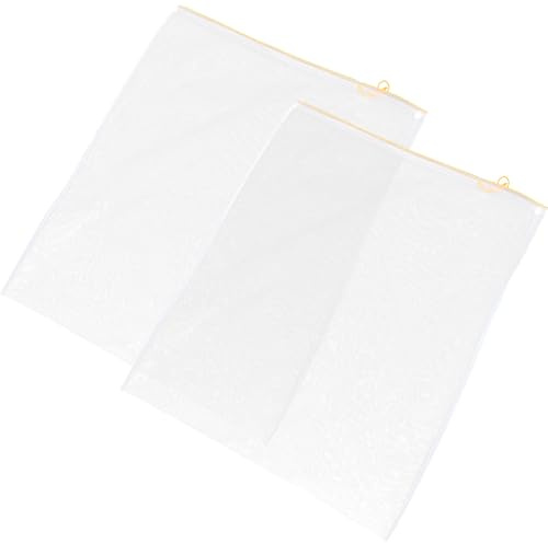 PRETYZOOM 2 Bolsas de Filtro de Miel de Malla de Nailon Reutilizables, Colador Fino para Café Frío y Jugos, Herramienta de Filtro Doméstica para Cocina y Apicultura, Lavables y Resistentes